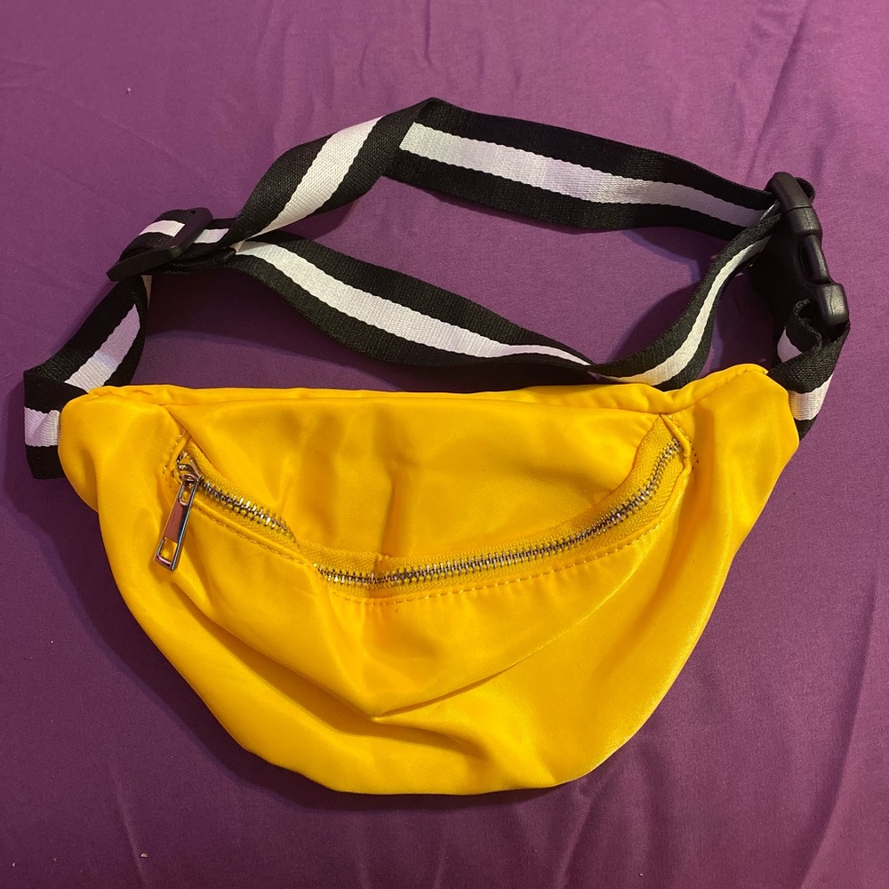 yellow fanny pack
